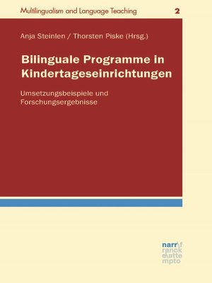 cover image of Bilinguale Programme in Kindertageseinrichtungen